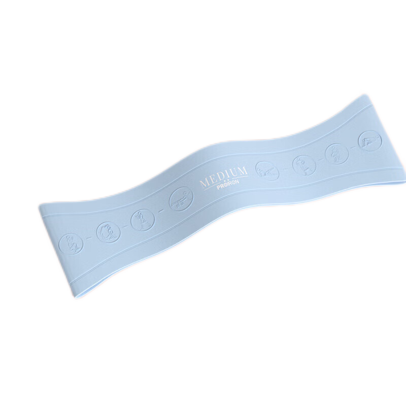 PROIRON Puli'ai Elastic Band, Silicone Resistance Band, Yoga Elastic Band for Fitness, Blue 25-30LB