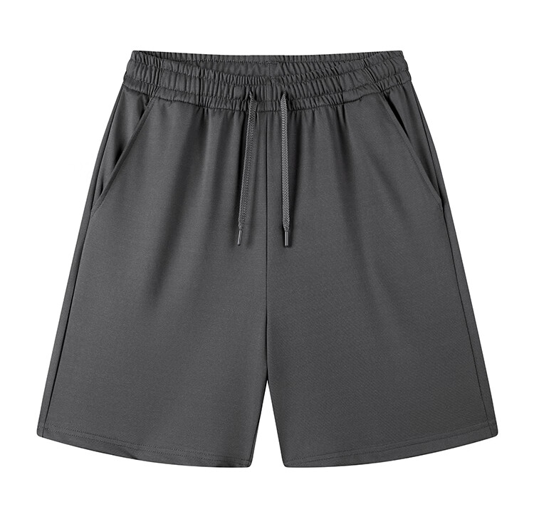 GENIOLAMODE Men's Shorts, Everyday Basic Solid Color, Drawstring, Loose Fit, Casual Comfortable Versatile Five-Point Pants 13