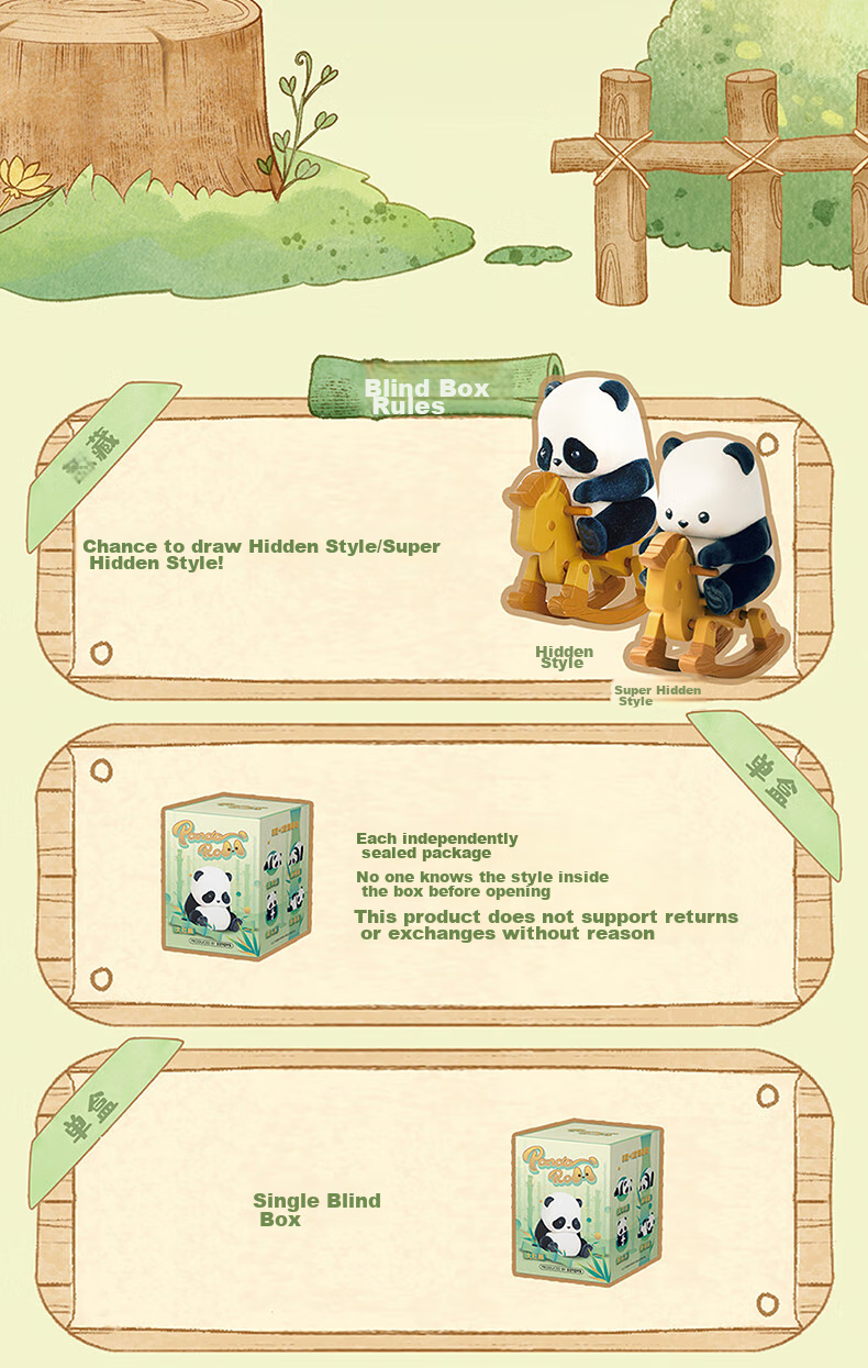 52TOYS PandaRoll Pandaren Party Series Plush Blind Box Trendy Panda Doll, Single Piece Mid-Autumn Festival Gift 17