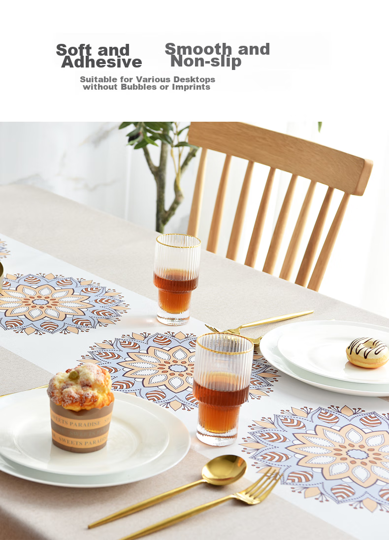 AVIVI Waterproof And Oil-Proof Heat-Resistant Rectangular Tablecloth for Dining Table, Coffee Table, And Desk Cover 140*180 Cm 5