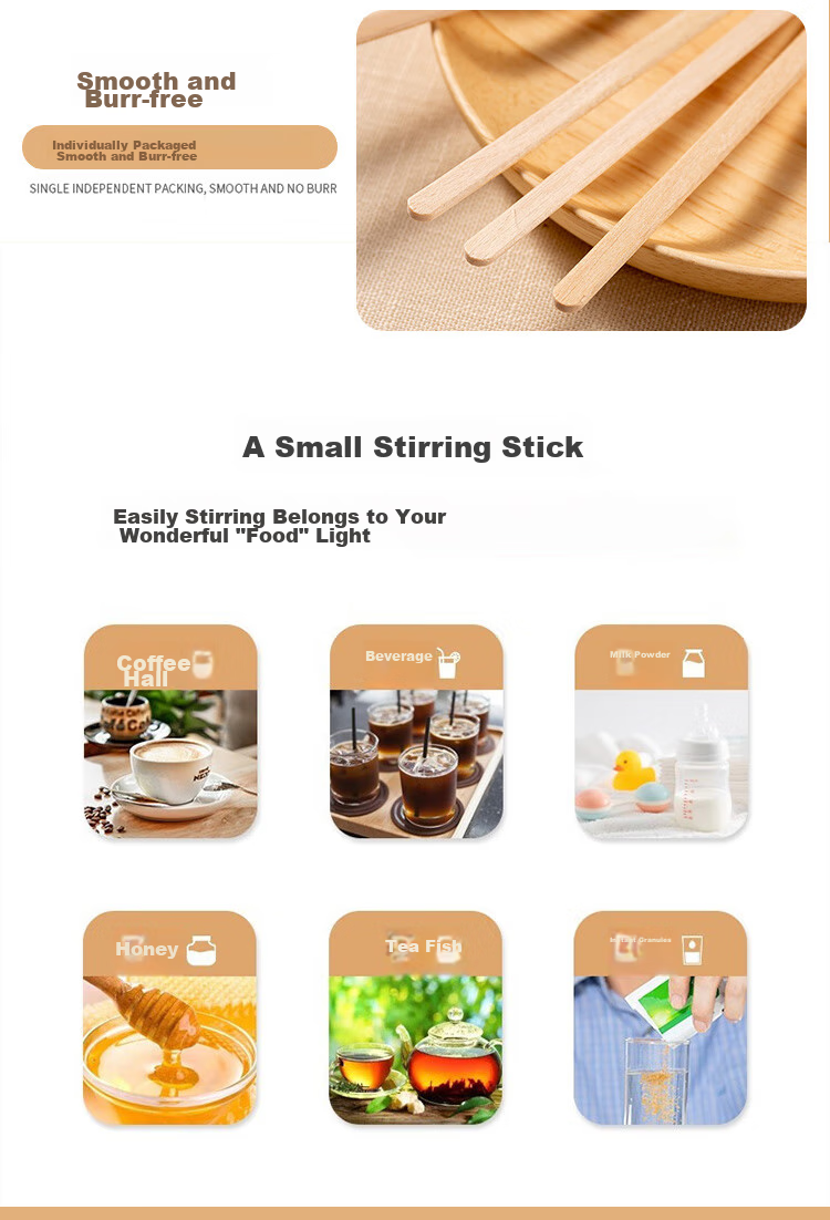 Jiamo Biodegradable Disposable Straws Individually Wrapped Single Pack 100 Straws for Pregnant Women And Children Natural Wood Color 10