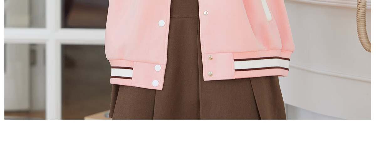 Halo Queen Women's Sweatshirt Jacket, Spring And Autumn Letter Baseball Shirt, Fashionable Casual Sports Top, New Product H143U2001 56
