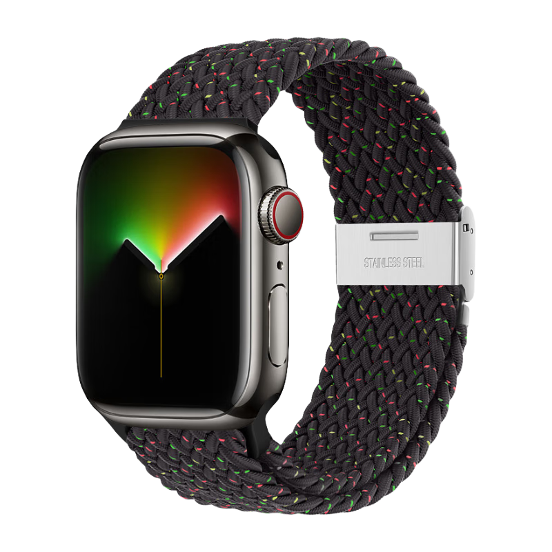 BHO Compatible Apple Watch S12 Band, Braided Loop Strap, Apple Watch S12/S11 Band, IWatch S10/9/8/7 Ultra 4/SE 3/2 Nylon Strap