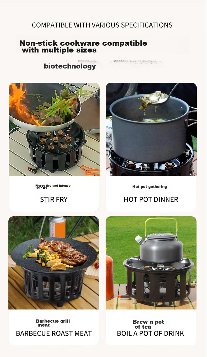 Geshu Gas Cylinder Adapter, Cartridge Stove Connector, High Mountain Gas Cylinder Converter, Outdoor Stove Adapter, Conversion Device 6