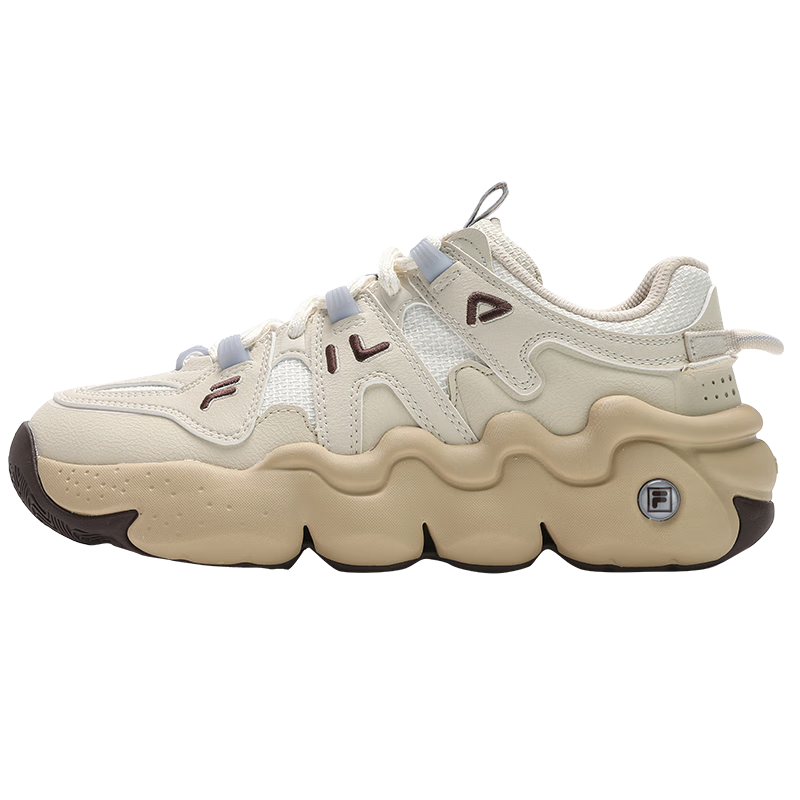 FILA Panini Official Women's Retro Sports Basketball Casual Chunky Dad Sneakers Autumn Shoes