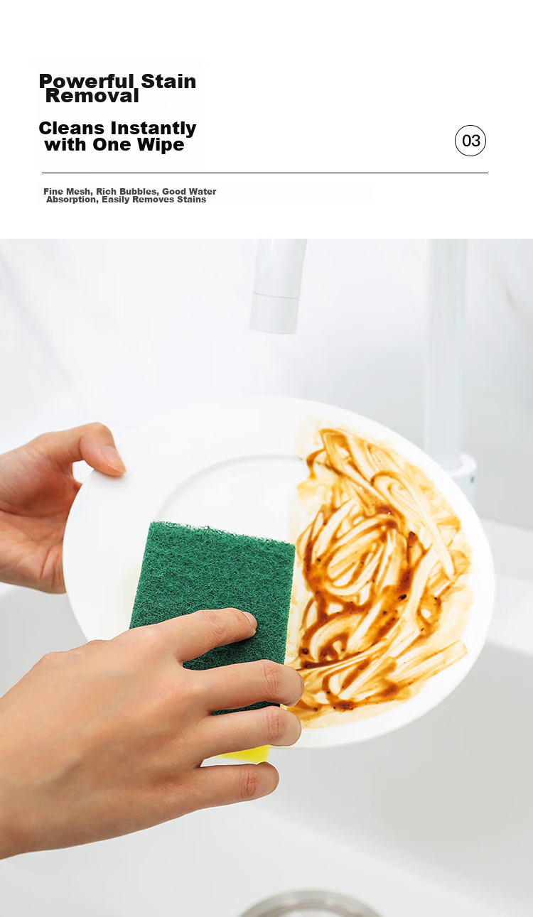 MAXCOOK Dish Scrubber, Loofah Sponge for Washing Dishes And Pots, Kitchen Sink And Stove Cleaning Brush Loofah Sponge, 3 Pieces MCPJ5142 8