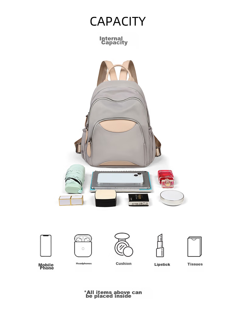 Aiqinghai Oxford Cloth Backpack, Lightweight And Compact, Stylish And Fashionable, Large Capacity, Perfect Birthday Gift for Travel 8
