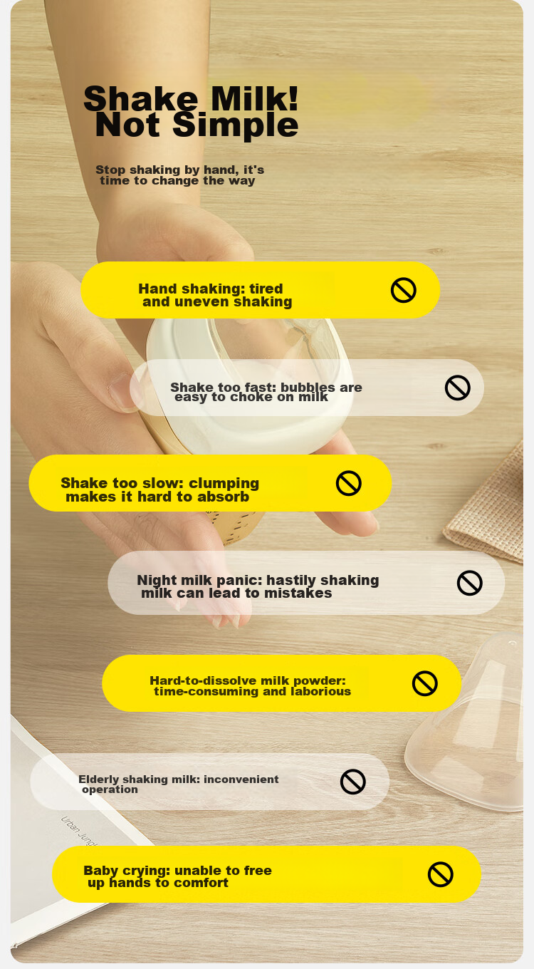 Boboduck Baby Milk Warmer, Multifunctional Constant Temperature Milk Heater for Baby Food, Milk Warmer BD6506 6