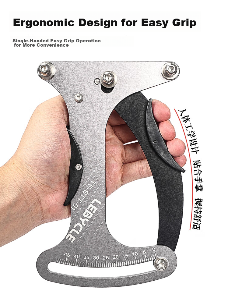 LEBYCLE Bicycle Rim Truing Tool, Spoke Tension Gauge, Wheel Assembly Steel Wire Adjustment, Rim Tightening And Loosening Measurement, Rim Fit Calibratio 3