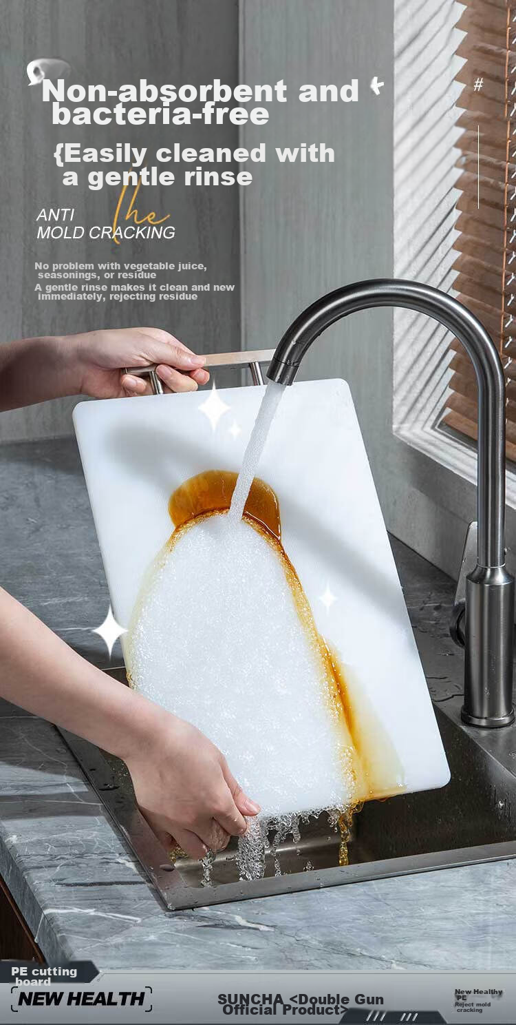 Suncha Suncha Resin Cutting Board, Antibacterial Chopping Block, Household Anti-Mold Double-Sided Raw And Cooked Separation Cutting Board, 40*28*1.3cm 9