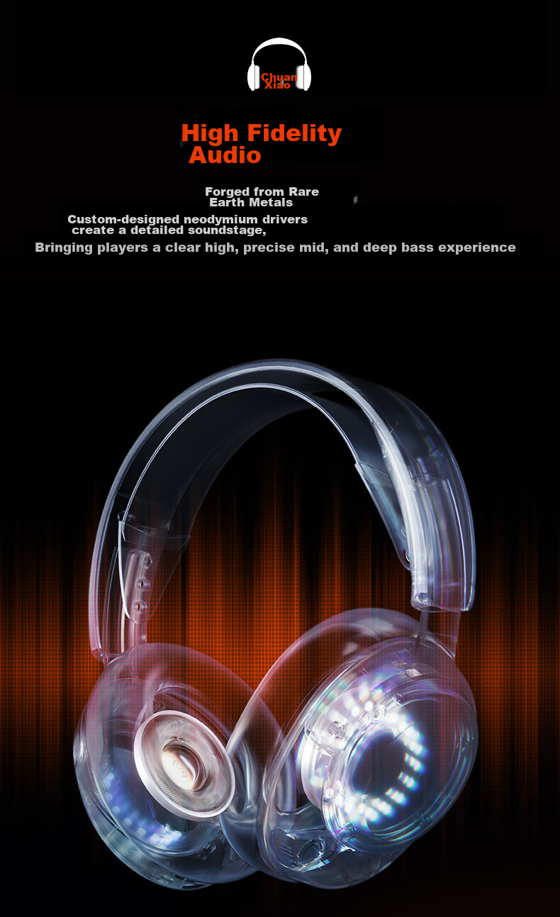 SteelSeries Hanbing Nova5P Bluetooth/2.4G Dual Wireless Over-Ear Headphones, Laptop And Desktop Noise-Cancelling Computer Gaming Headset, PS5 Enhanced High-Definitio 11