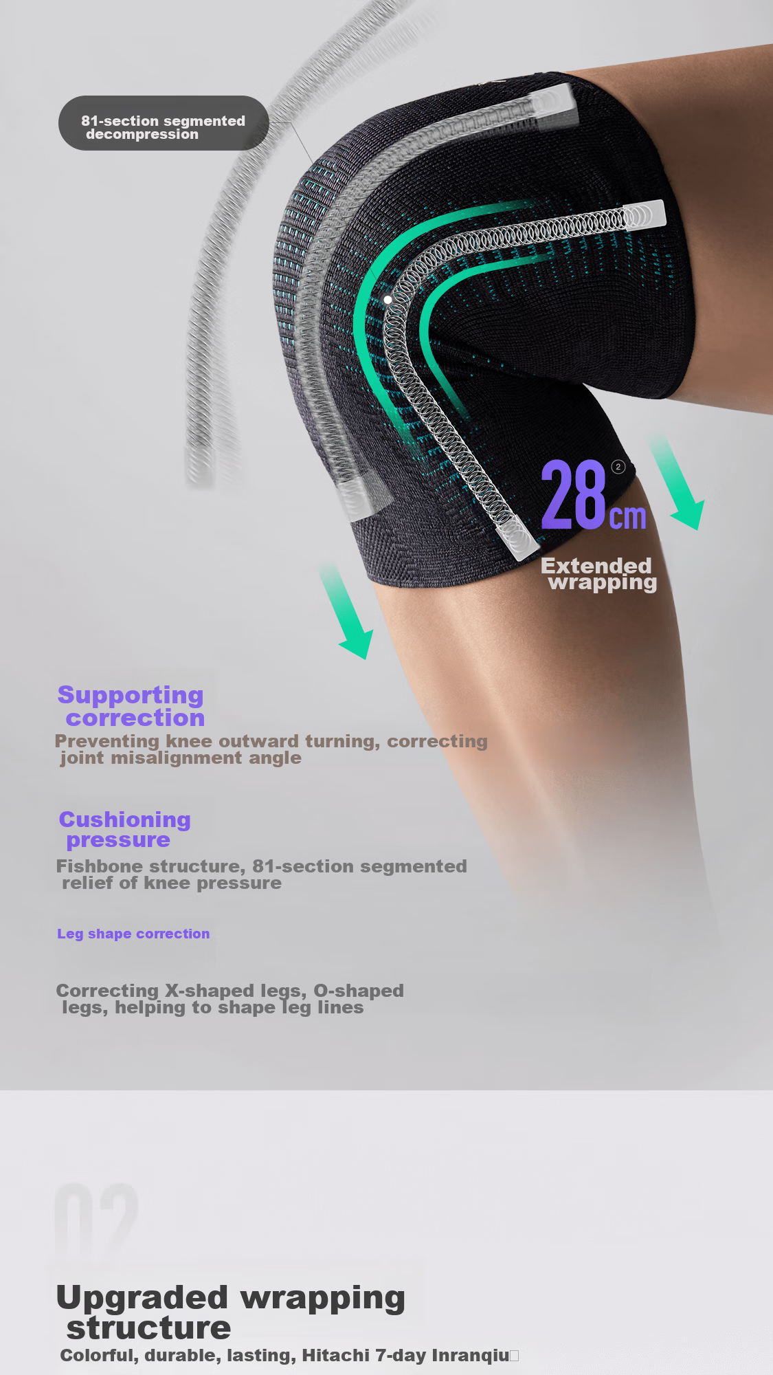 Keep Knee Brace for Sports, Meniscus Support, Running, Basketball, Badminton, Unisex Knee Protection Gear K-rox 6