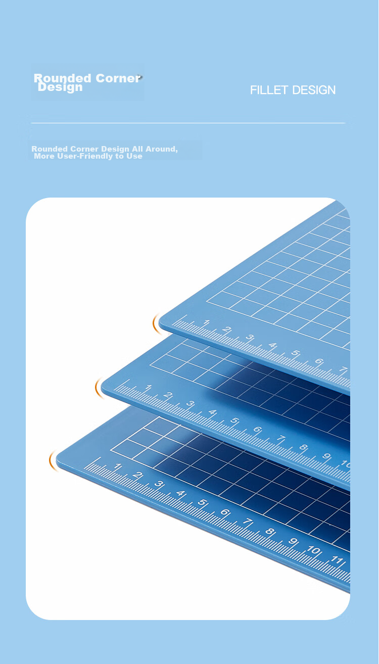 COMIX A4 Multi-Functional Writing Clipboard with Scale, Pad for Order Filling/Group Buying, Blue, A724 7