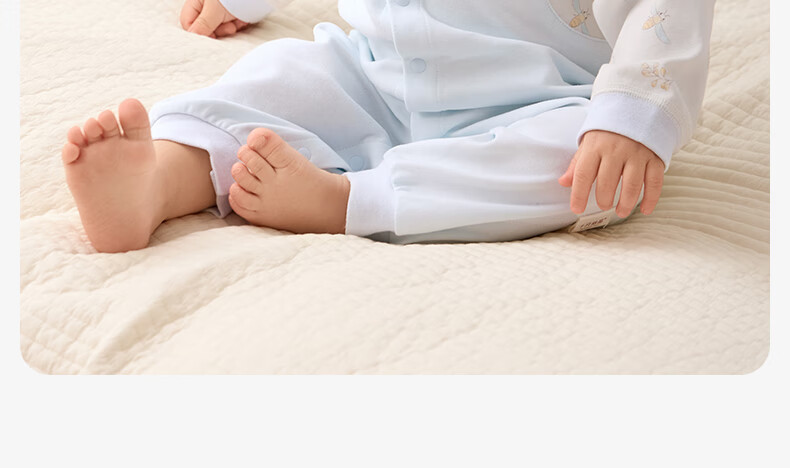 Shiyuejiejing, Baby Romper, Straight-Collar Bodysuit, Infant Onesie, Newborn Clothing 23