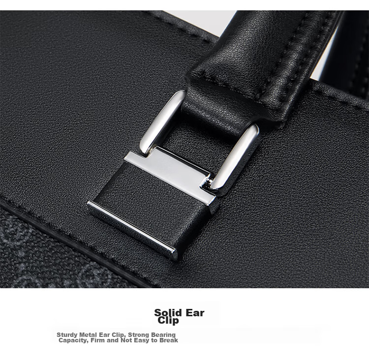 GOLF Briefcase, Men's Handbag, 14-Inch Laptop Bag, Business Office Travel Shoulder Crossbody Bag 28