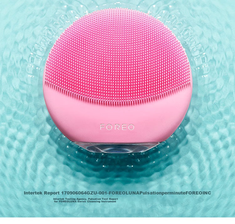 FOREO Luna Facial Cleansing Device, LUNA Mini3 Purifying Cleansing Device, Balances Oil, Face Washing Instrument, Pore Cleaner, Cherry Red Rechargeable Model 17