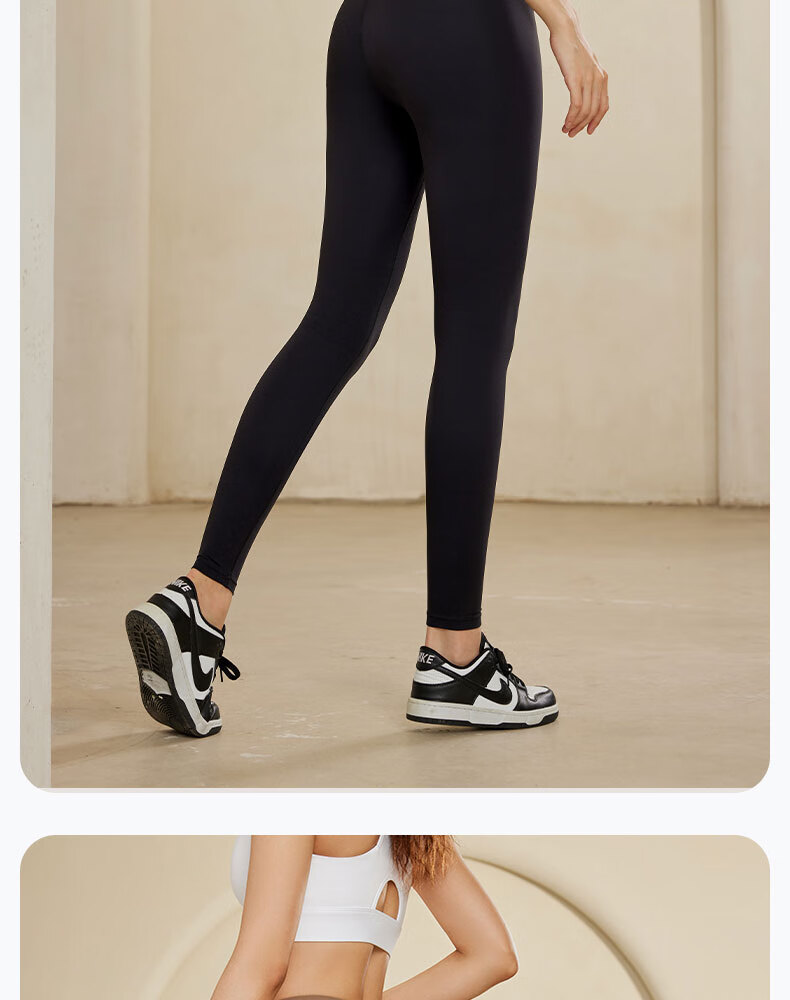 LangSha Yoga Pants, Naked-Feel Quick-Dry Elastic High-Waist Butt-Lifting Women's Sports Fitness Leggings, Tight-Fitting Slimming, Nan Shi Purple, XL 20