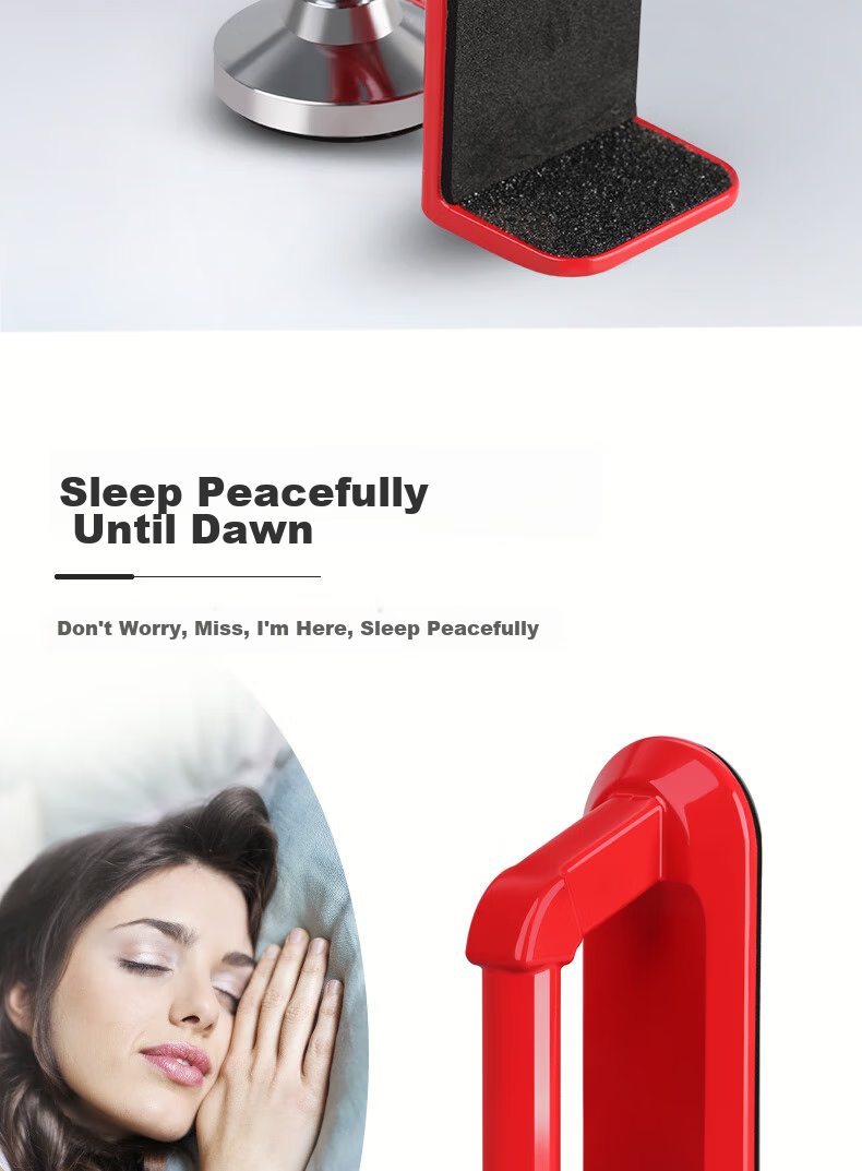Etravel Door Stopper Travel Strong Door Blocker Card Door Opener for Women's Self-Defense Anti-Theft Essential Device Hotel Guesthouse Home Portable Safety Lock Door Stopper China Red 11