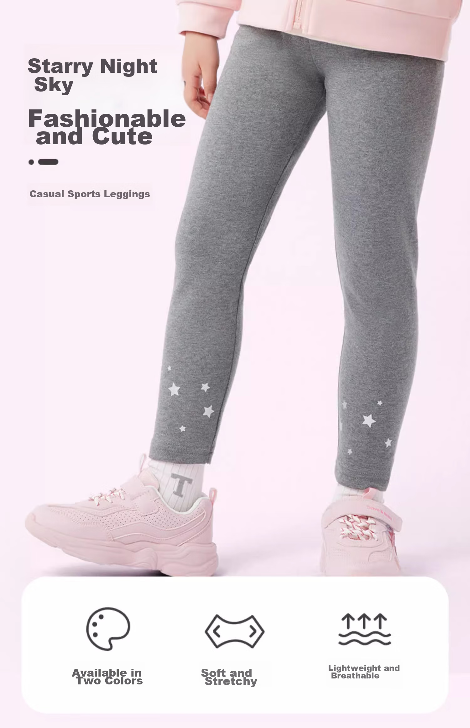 DAVE & BELLA Girls' Pants, Children's Leggings, Long Trousers, Baby Girl Sports Pants, Kids' Pants, Children's Clothing, Autumn Wear, Older Girls 1