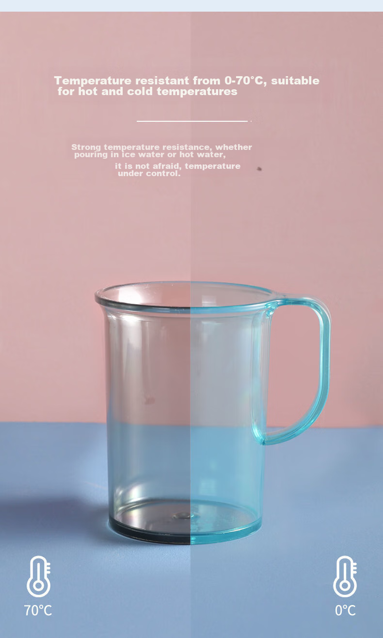 CHAHUA Mouthwash Cup, Toothbrush Cup, Toothbrush Holder, Water Cup with Slot, Random Color, 1 Piece 6