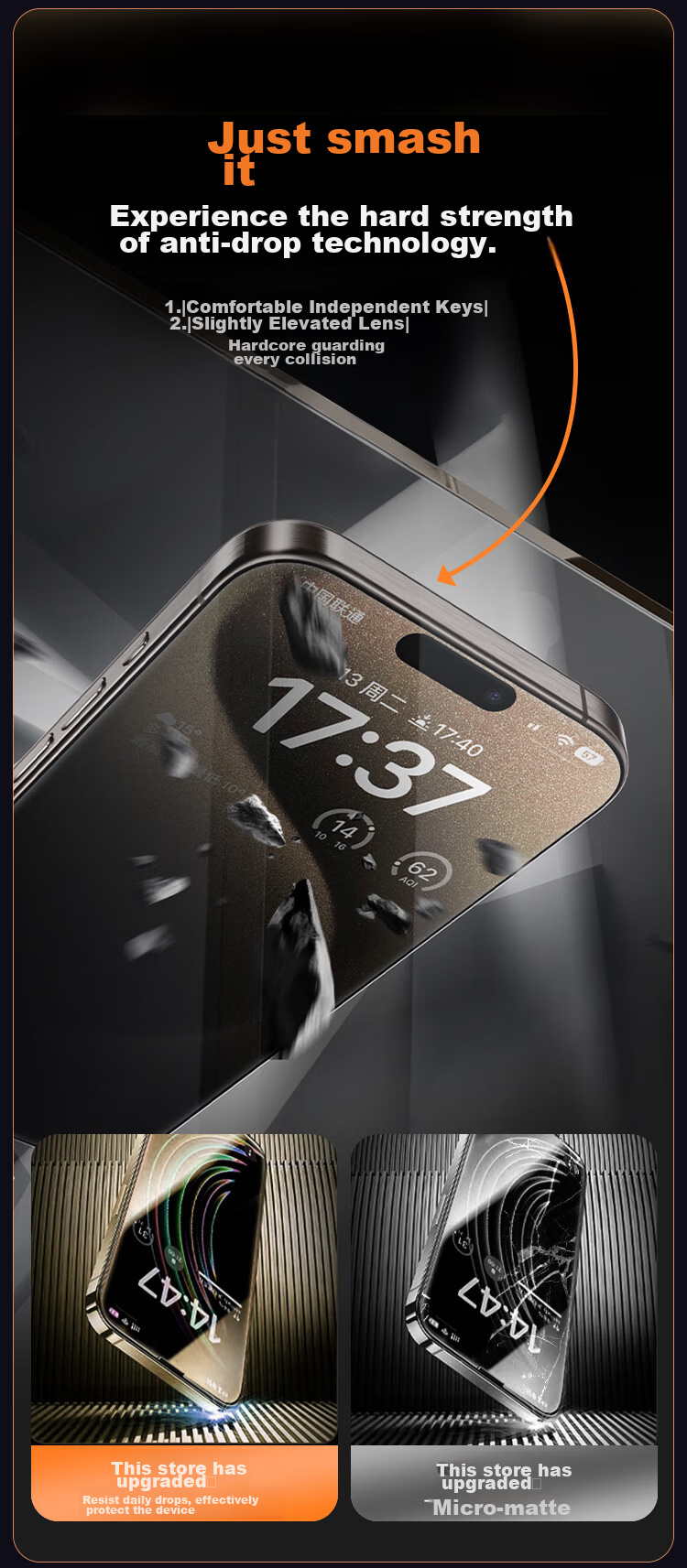 KOOLIFE [Anti-Shatter Edge] Suitable for Apple 15 Tempered Glass Screen Protector Privacy Film, IPhone 15 Phone Film Anti-Peeping Privacy Protection Sticker Full Screen Glass Coverage Ultra-Thin Shatterproof Fingerprint Resistant 7