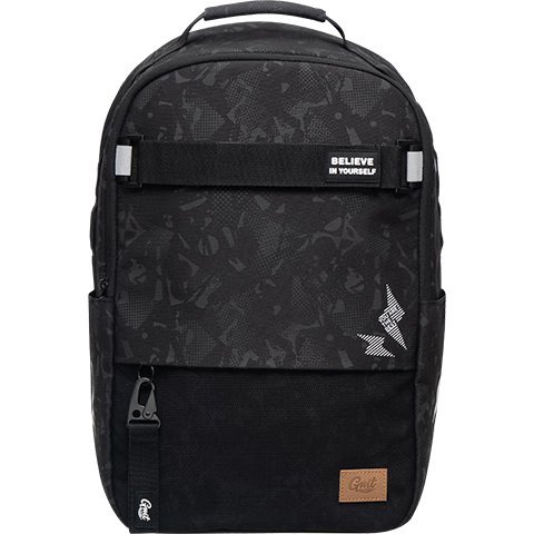 Gmt for Kids Large Capacity Backpack for Middle And High School Students, Spine Protection And Load Reduction Shoulder Bag for Primary School Students, Black, Grades 5-6, Boys