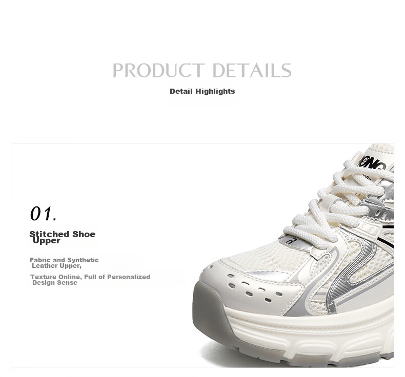 RED DRAGONFLY Women's Shoes, Spring And Autumn Mesh Dad Shoes, Thick-Soled Heightening Breathable Sneakers, Casual Sports Shoes, WLB24720, Beige, Size 40 9