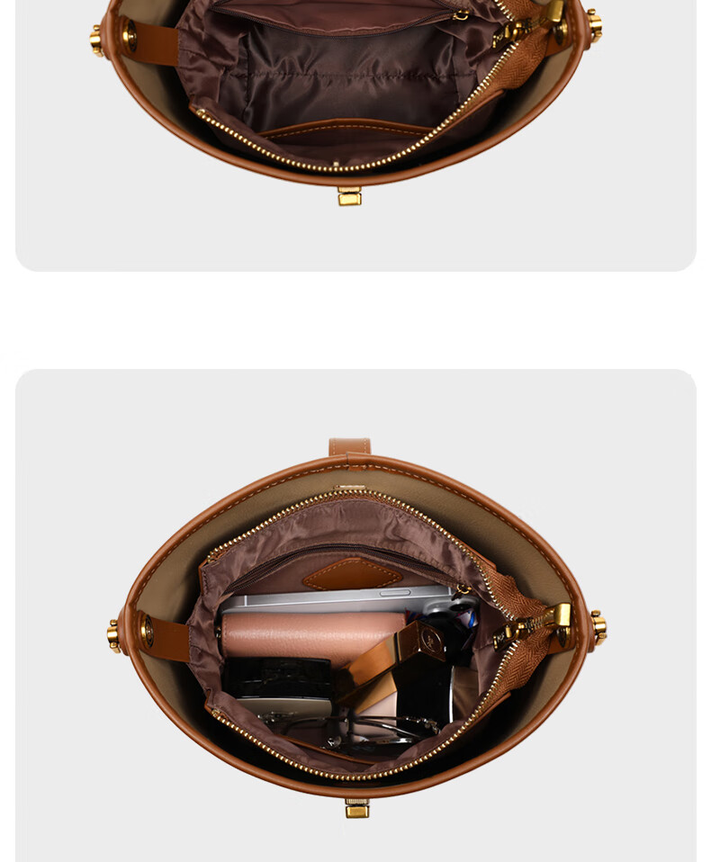 Aiqinghai Handbag, Women's Crossbody Bag, Shoulder Bag, Large Capacity Bucket Bag, Practical Birthday And Mother's Day Gift for Mom 6