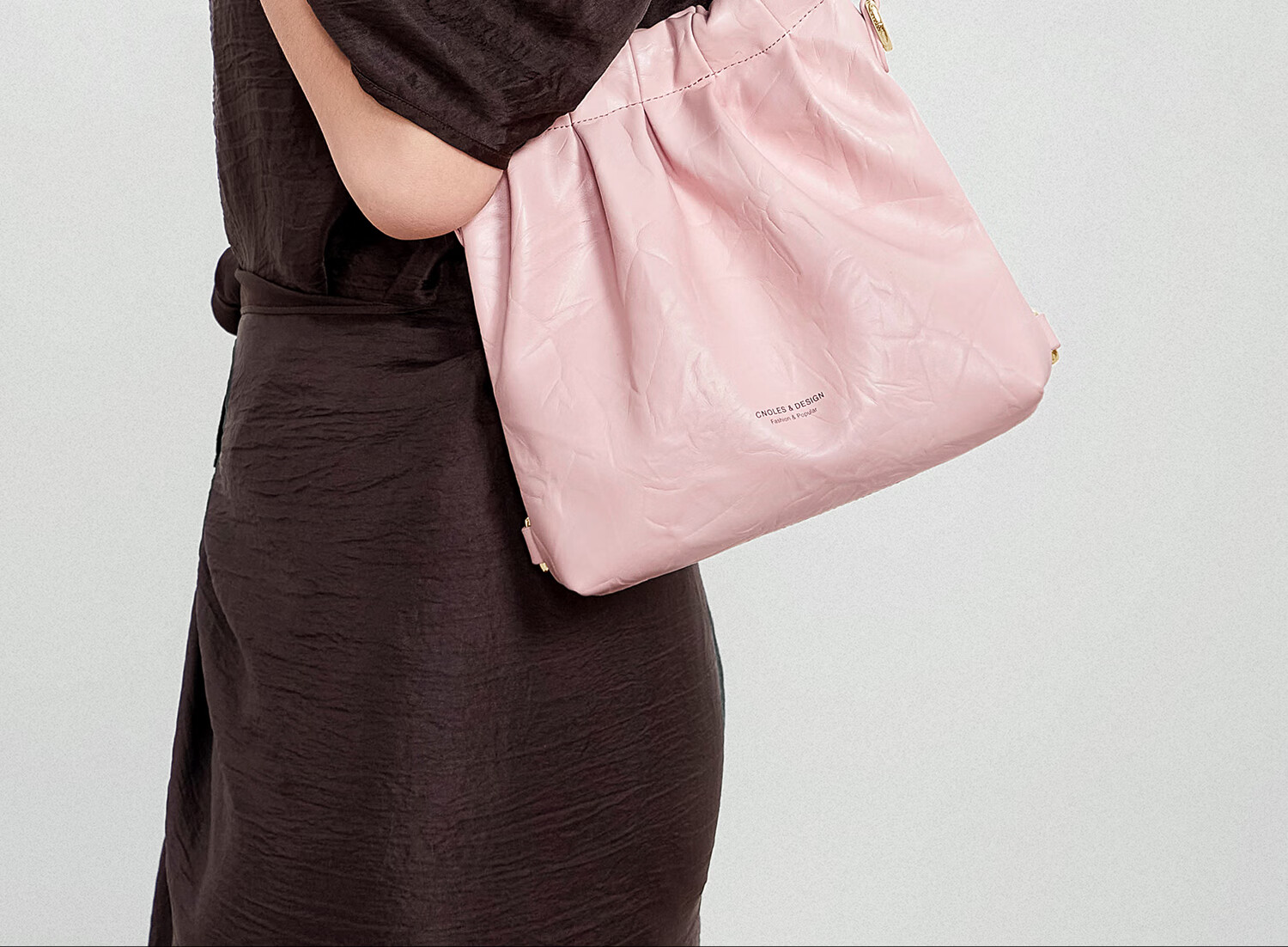 Cnoles Women's Handbag, 2026 Latest Style, Ladies' Single And Double Shoulder Crossbody Small Bag, Light Luxury High-End Brand, Hobo Bag, White 18