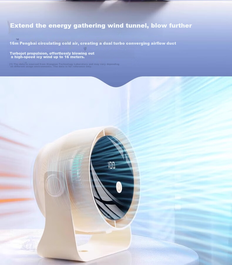 MINISO Desktop Fan Cooling Mini Ultra-Quiet Air Circulator Small Fan 2026 New Model Long Battery Life 3C Certified USB Plug-In Fan High Airflow for Student Dormitory Office 1 16