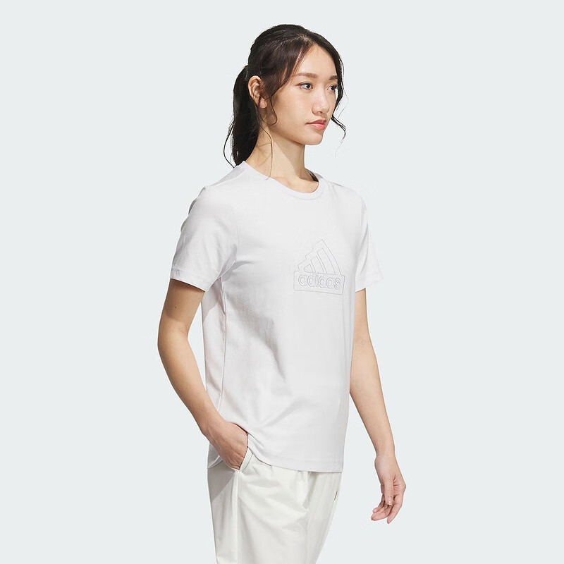 Adidas Women's Sportswear Series, TECH BOS TEE Round Neck T-Shirt, IM8839 A/L 4