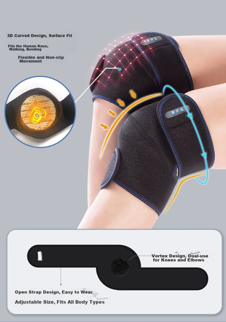 AiHuJia Knee Brace for Sports, Basketball, Running, Badminton, Patellar Support, Meniscus Protection, Hiking, Unisex Knee Guard XL 3