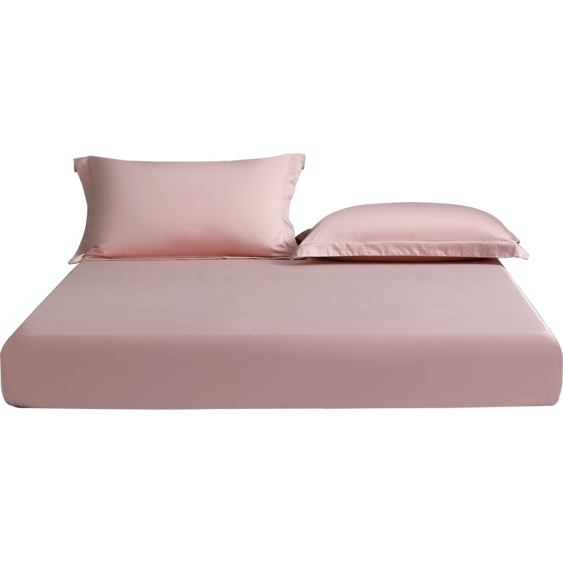Shuixingjiafang Cotton Bed Sheet, 100% Pure Cotton, 60-Count Long-Staple Cotton Sateen, Single Bed Cover, Dust-Proof Mattress Cover, 120x195 Cm