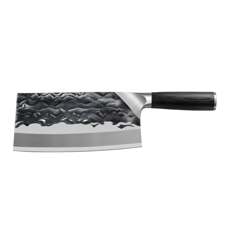 JD Original 10-Chrome Chef's Knife, Forged Dual-Purpose Cleaver And Chopping Knife for Kitchen Use, Black Knight ProMax Chef's Knife