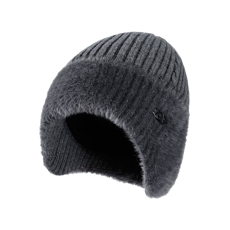 Hengyuanxiang Women's Wool Hat, Autumn And Winter Warm, Middle-Aged And Elderly, Thick Knit Woolen Cap, Birthday Gift for Mom And Grandma