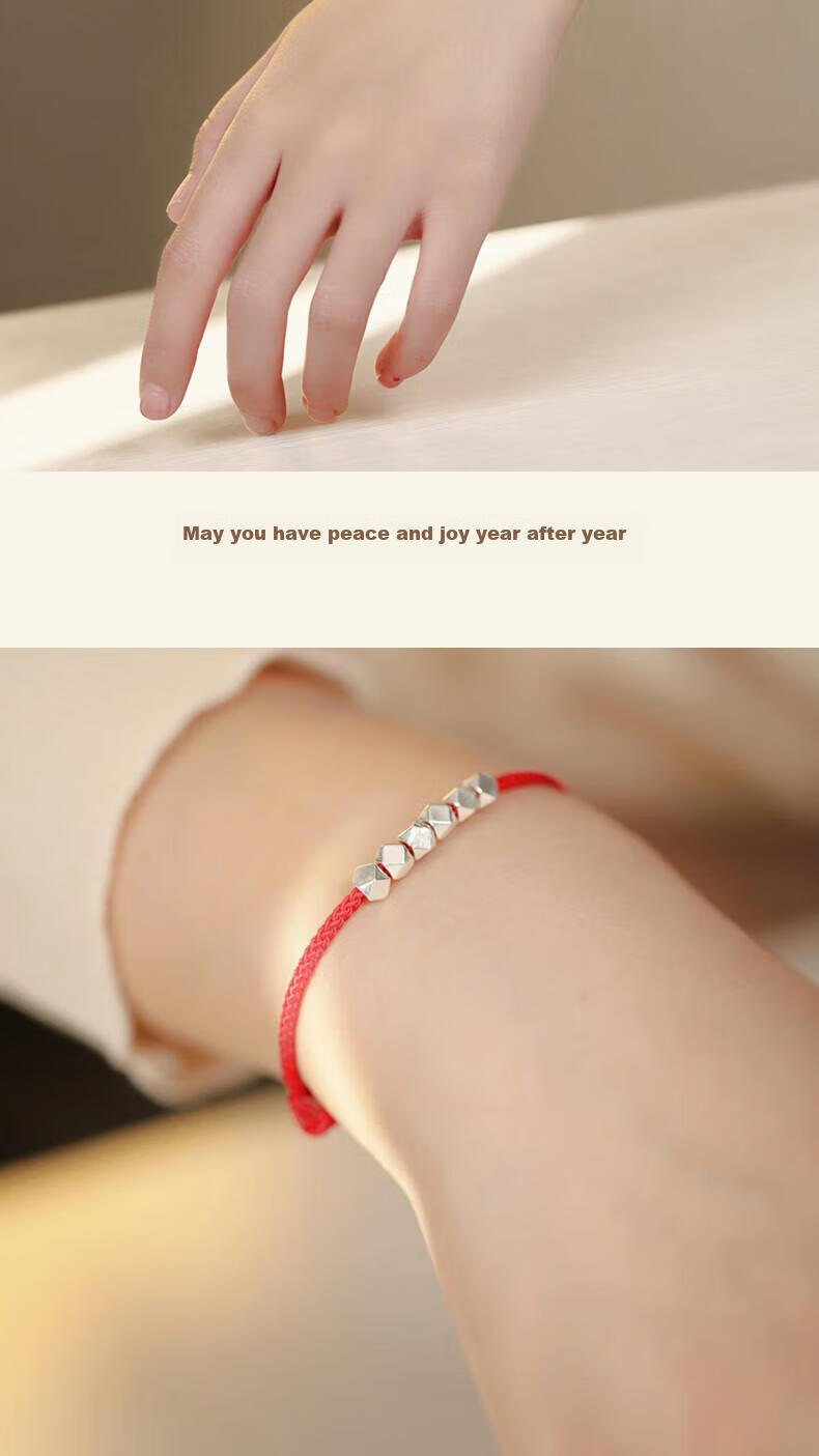 MANHE S925 Silver Bracelet for Women, 2026 New Style Beaded Bracelet, Practical Jewelry, Birthday Gift for Wife Or Girlfriend 21