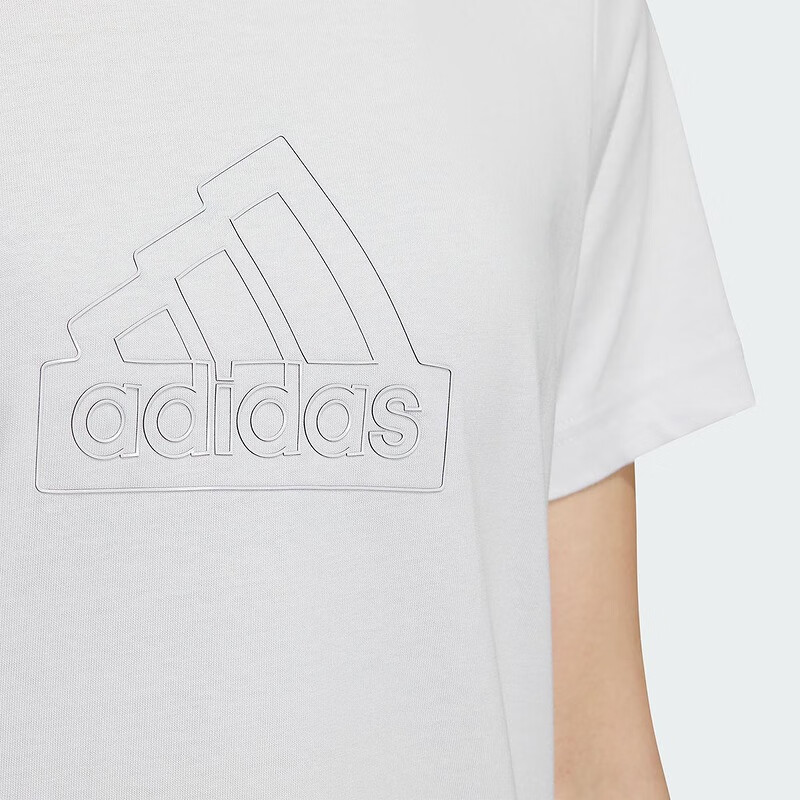 Adidas Women's Sportswear Series, TECH BOS TEE Round Neck T-Shirt, IM8839 A/L 5