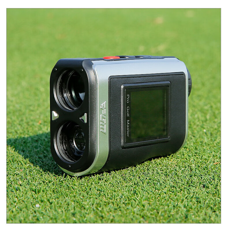 PGM Golf Rangefinder Mini Pocket Edition with Slope Compensation, Flag Lock, Vibration, Magnetic Attachment, Waist Clip Included - Gray Black 4