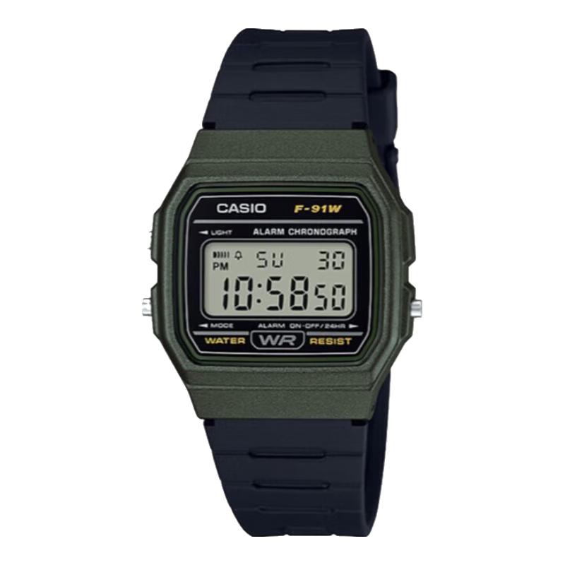 Casio Watch, Men's Retro Small Square Sports Waterproof Student Watch for Men And Women, F91W Series Watch F-91WM