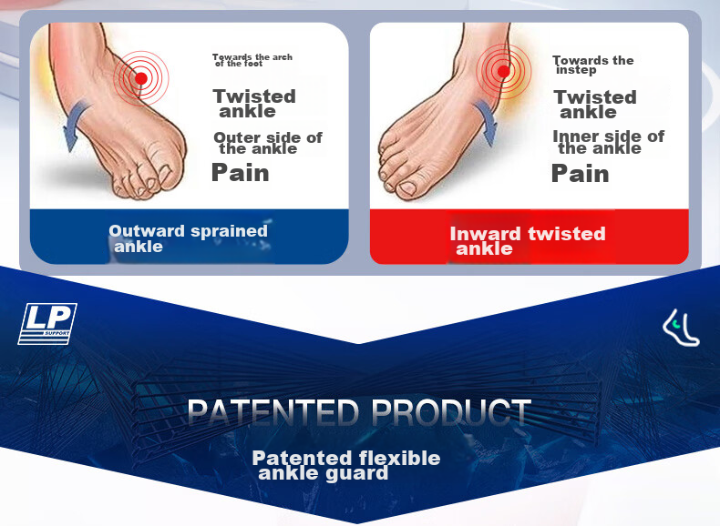 LP Ultra-Thin Sports Ankle Brace, Ankle Protection against Sprains And Twists, Recovery Bandage for Children And Adults, Dance Foot Support Strap 10