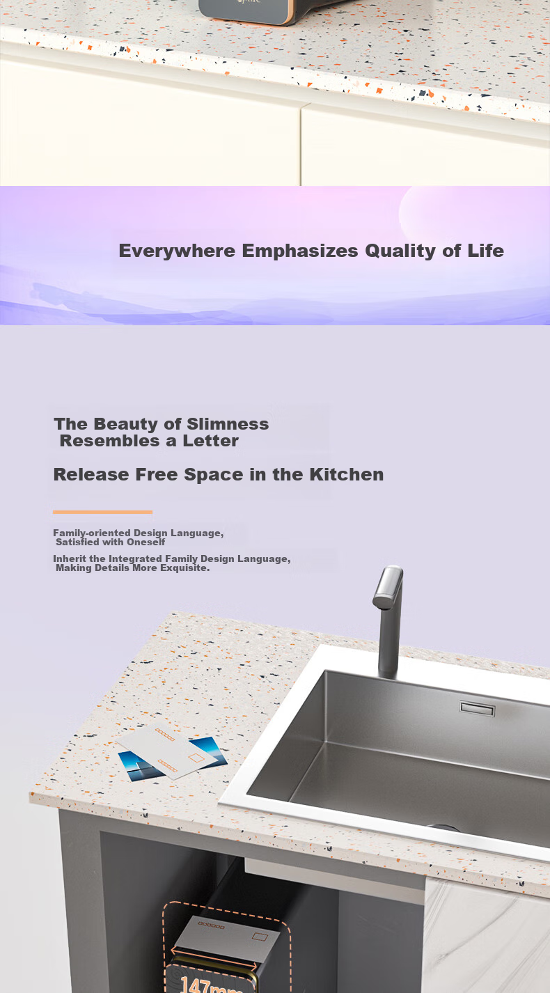 ECOWATER Water Purifier for Home Kitchen Under-Sink, 1200G Instant Hot And Boiling Direct Drinking All-In Water Dispenser with Long-Lasting RO Reverse Osmosis Smart Control, Baby-Friendly Sterilization, Household Appliance Subsidy, Mars ERH-J12 10