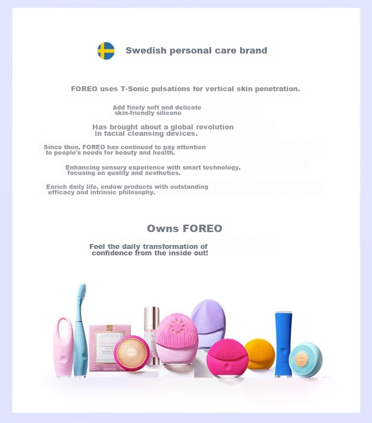 FOREO Luna Facial Cleansing Device LUNA Play Plus2 Enhanced Edition Electric Facial Cleanser, Gentle Cleaning, Romantic Pink-Purple, Non-Rechargeable 9