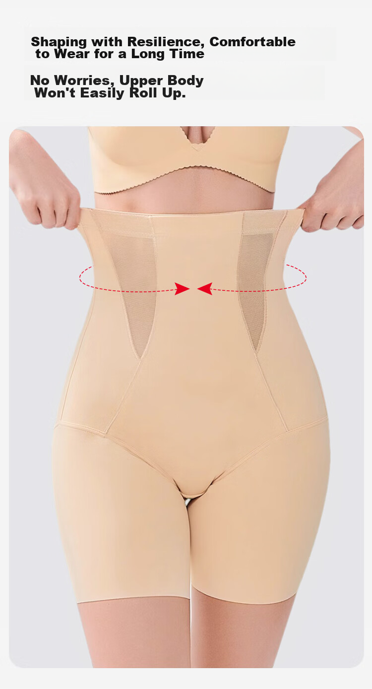 FitonTon Plus Size Tummy Control And Butt-Lifting High-Waist Shapewear Panties for Women, Postpartum Underwear, Butt-Lifting Shorts 6