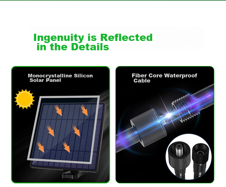 Intelamp Solar Garden Light, Outdoor Waterproof, Home Lighting, Villa Landscape Decoration with Bulb, Pendant Light, Garden Light 15