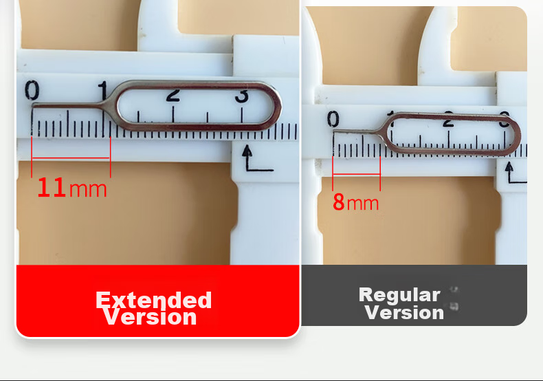 Masentek SIM Card Ejector Pins, Universal SIM Card Slot Pops for IPhone, Huawei, Vivo, Xiaomi, OPPO, Samsung, Multi-Functional, Pack of 10 8