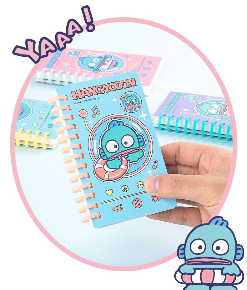 GuangBo X Sanrio Bear Series B5/80 Sheets Soft Spiral Notebook, High-Quality Student Soft Copybook, Homework Book, Journal, Memo Pad SL941010 8