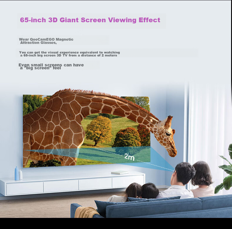 KanDao Sees Cool QooCam EGO Instant View 3D Camera, Dual-Lens 4K Action Camera VR Compatible, 3D Instant Capture, Sees Technology 3D Camera, Black 12