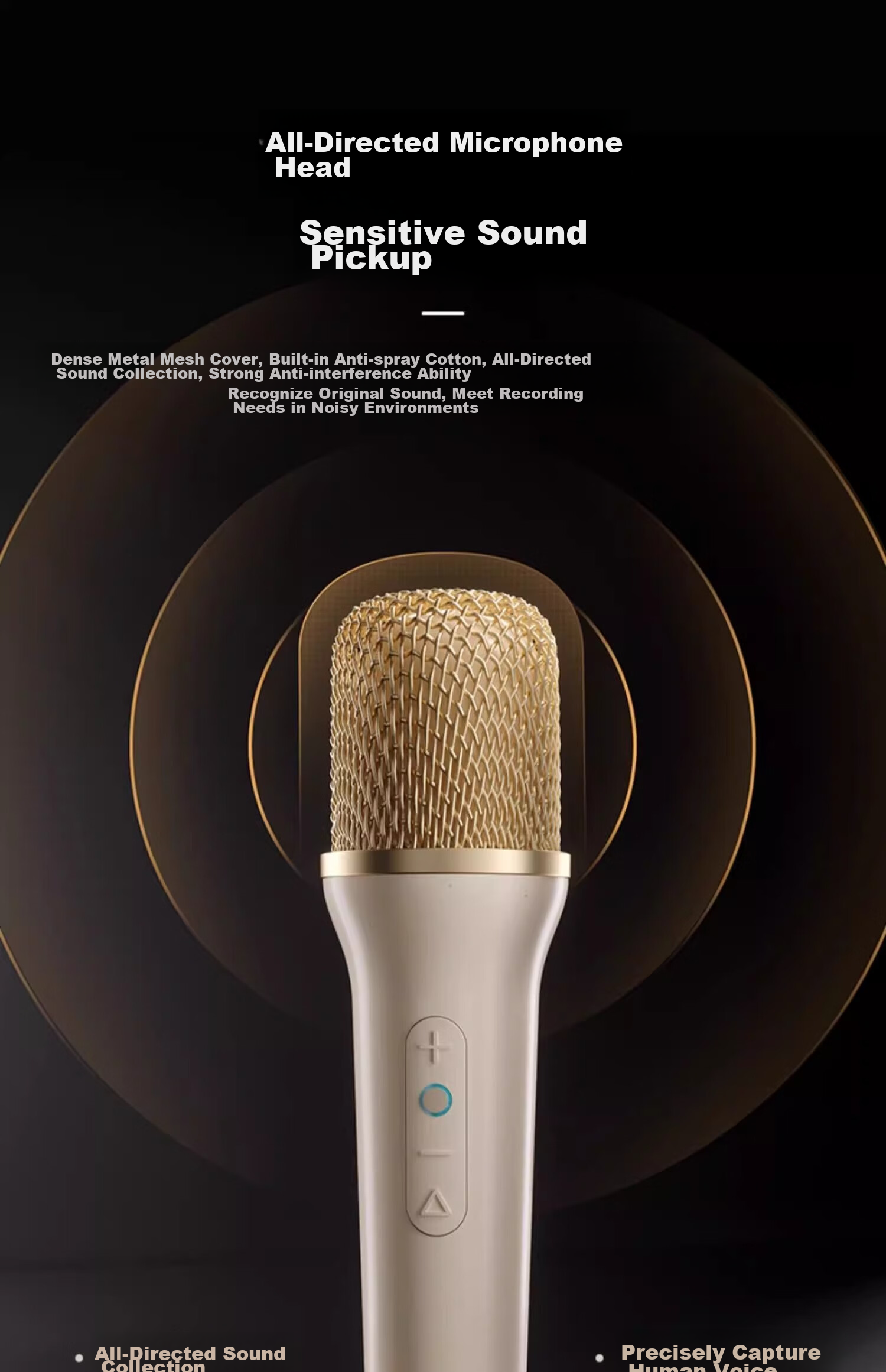 Soaiy SK22 Microphone, Karaoke Microphone, All-In Wireless Bluetooth Speaker, Singing Specialized Device, Home KTV Sound System Set, Children's Microphone for Home Use 11