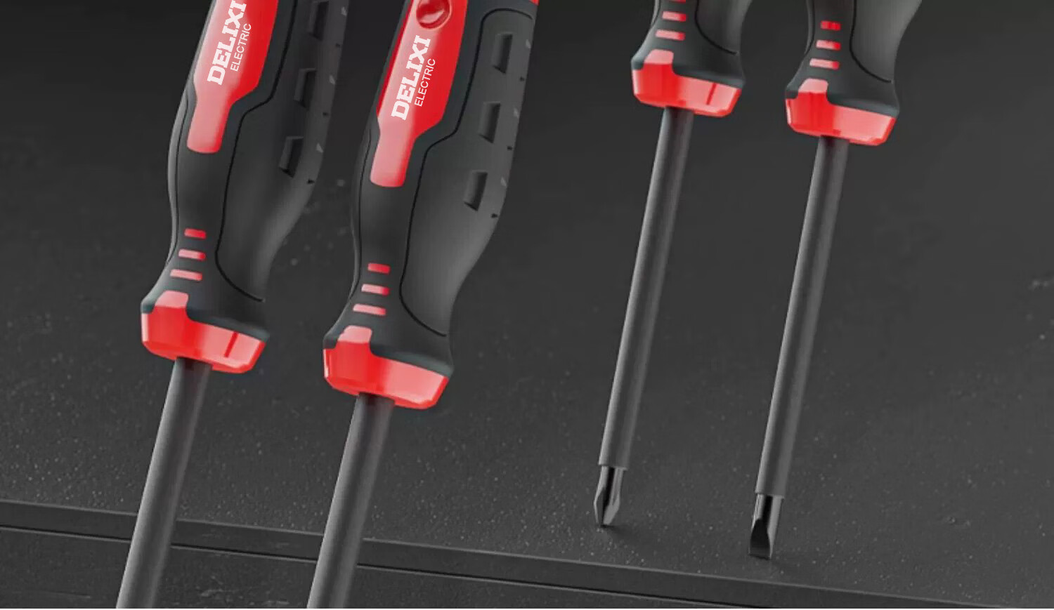 DELIXI Screwdriver Cross and Flathead Magnetic Phillips Electrician Tool 18
