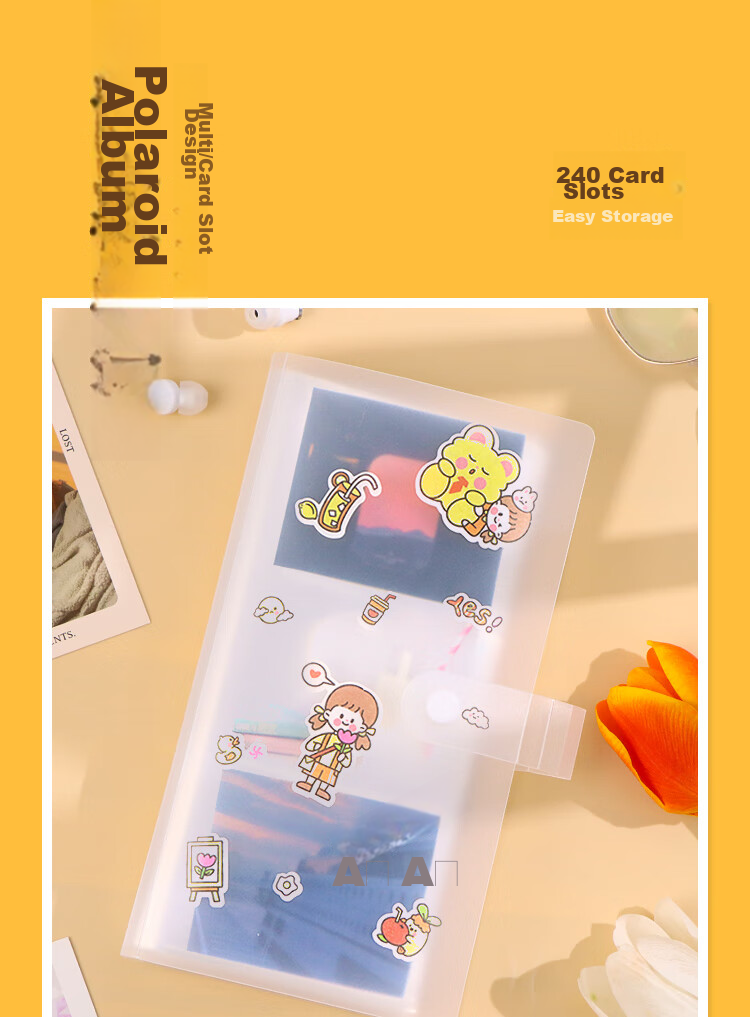 TaTanice Photo Album, Classic And Elegant Collection Book with Insert Pages, Portable Simple Photo Storage Album for Memories And Photos 1